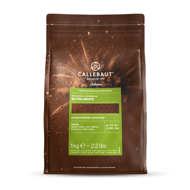 Cacao Barry 100% Cacau Em Pó Extra Brute - 1Kg