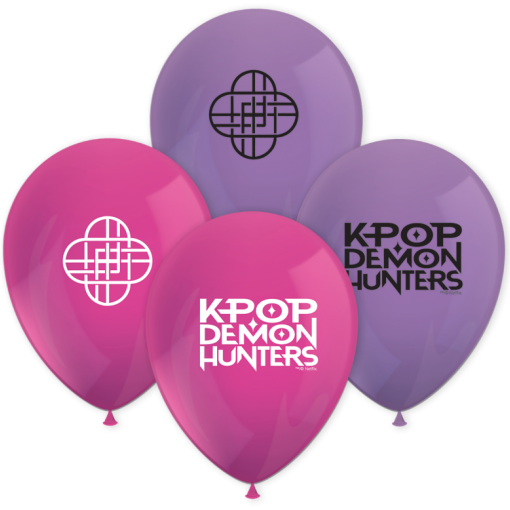 8 Balões KPop Demon Hunters