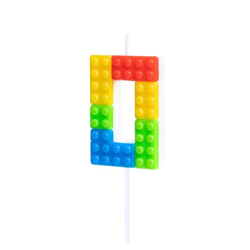 Vela Lego Número 0