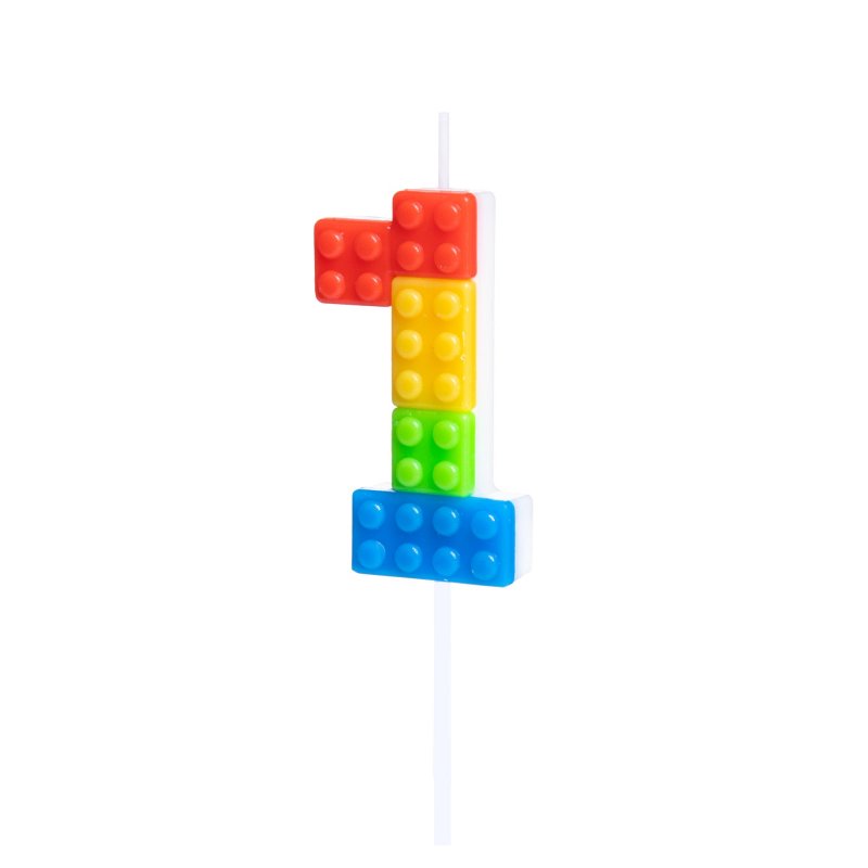 Vela Lego Número 1