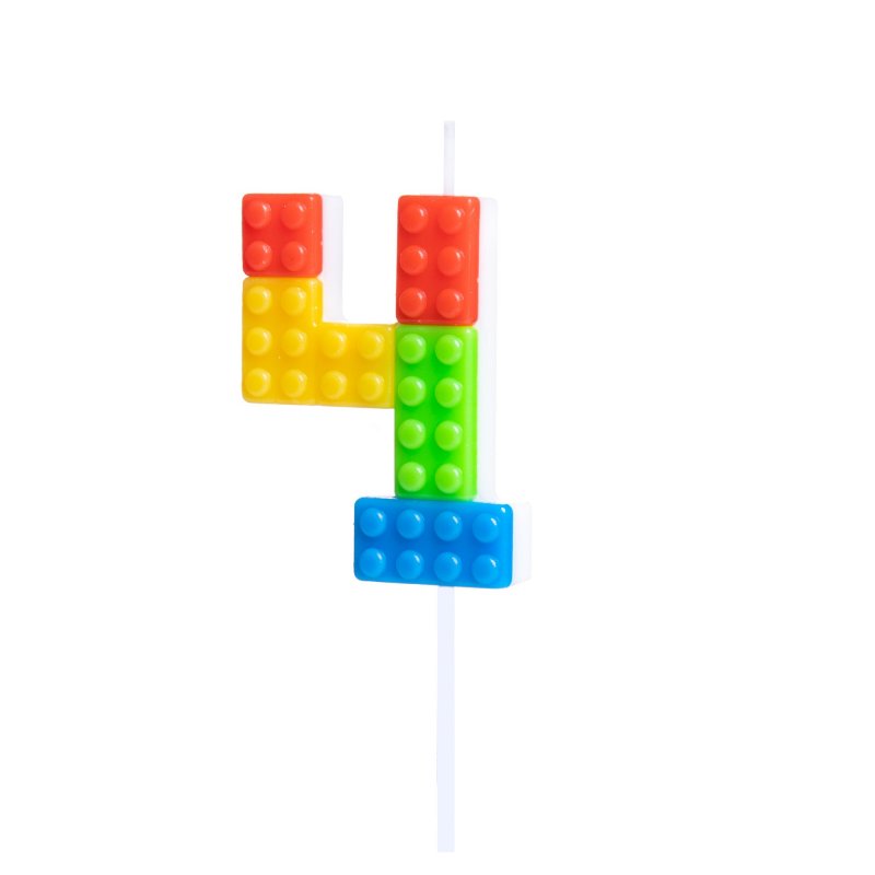 Vela Lego Número 4