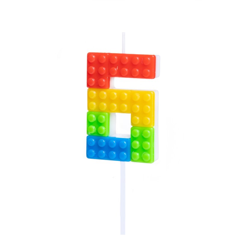 Vela Lego Número 6