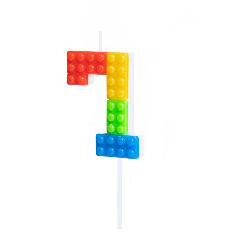 Vela Lego Número 7