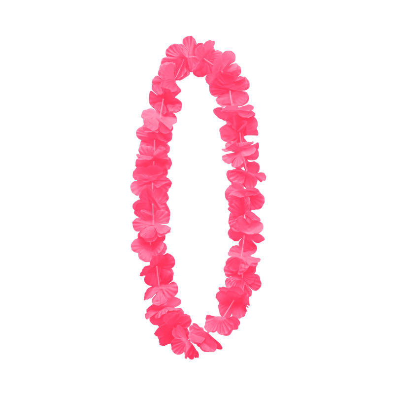 Colar de Flores Rosa