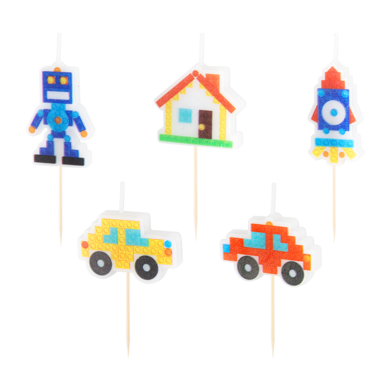 5 Velas Legos
