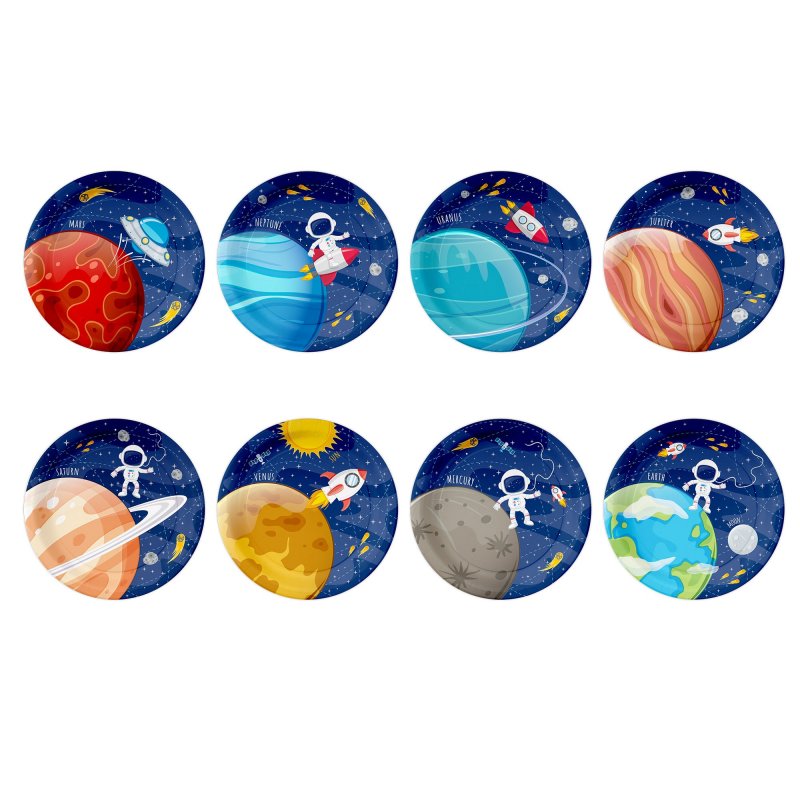 Pratos Espaço / Astronauta