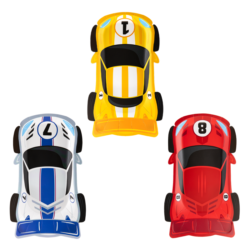 Pratos Carros Corridas