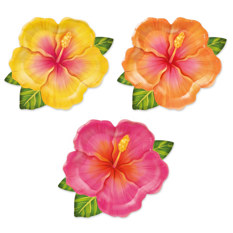 Pratos Flor Tropical