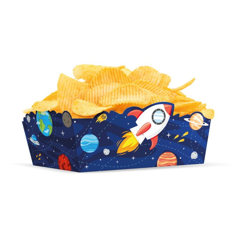 3 Caixas para Snacks Espaço / Astronauta