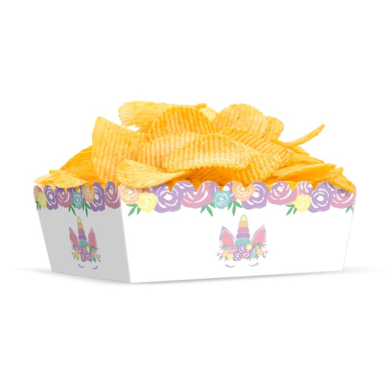 3 Caixas para Snacks Unicórnio