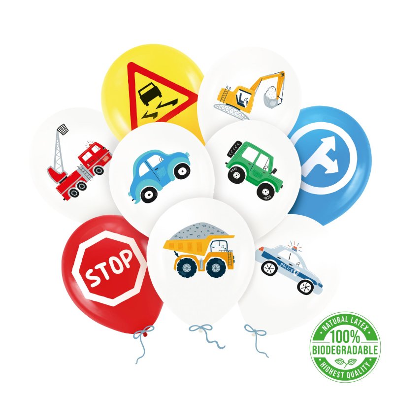 9 Balões Carros