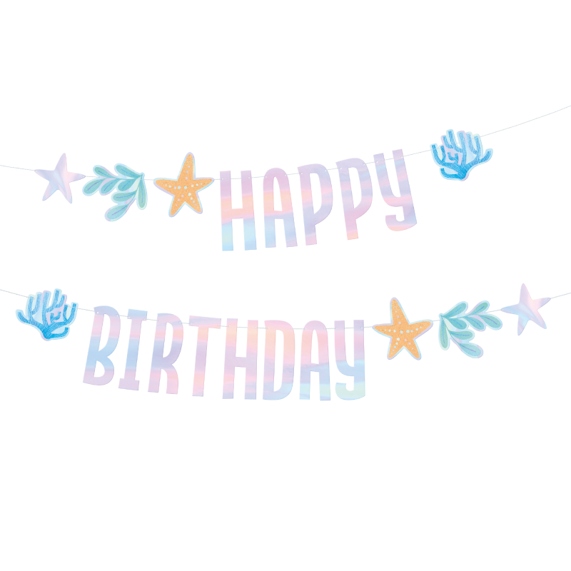 Faixa Happy Birthday Oceano