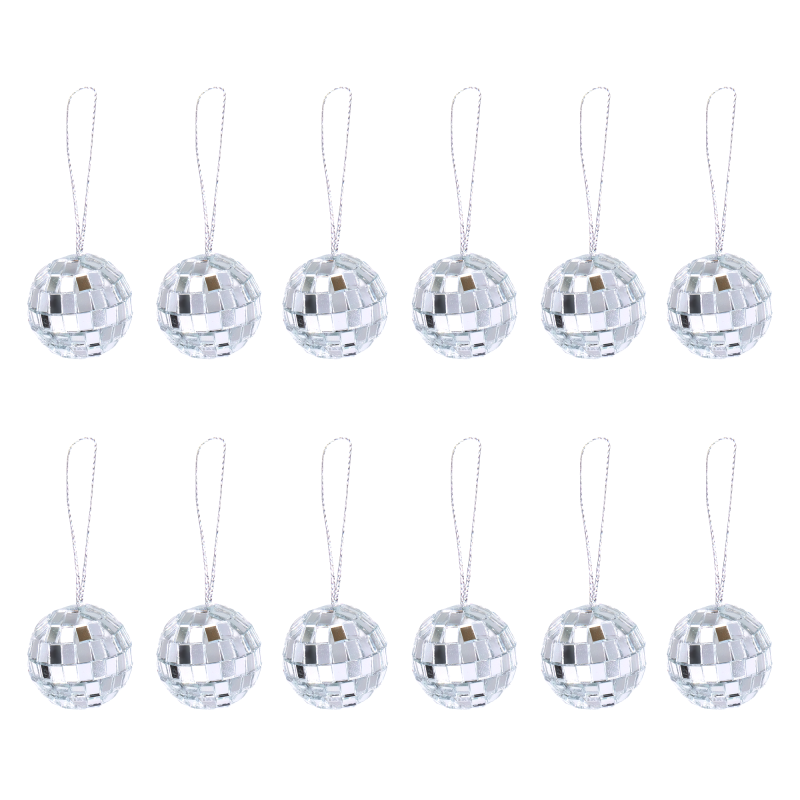 12 Mini Disco Balls