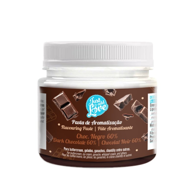 Pasta de Aromatização Chocolate Negro 60% - 80g