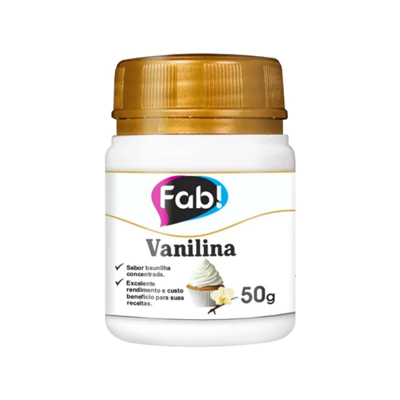Aroma em Pó Baunilha Fab!