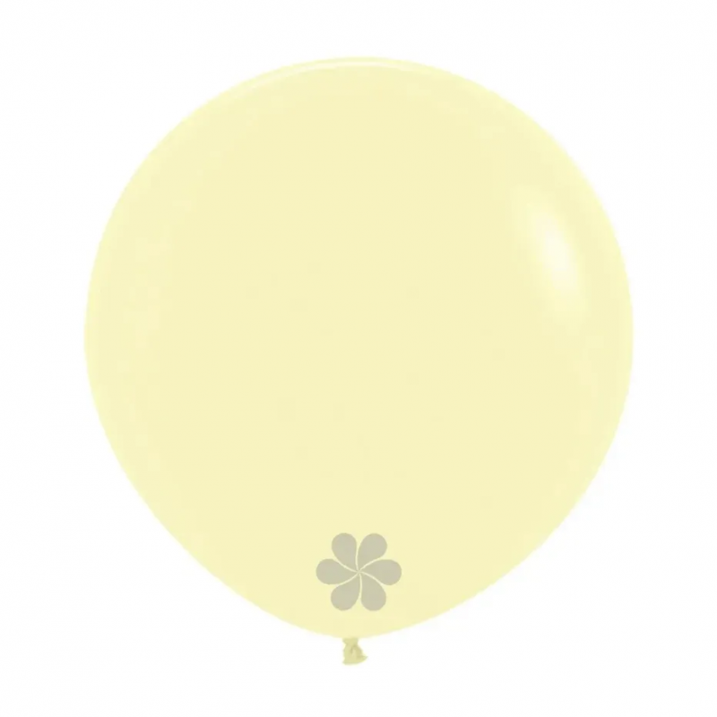Unidade Balão 60cm Matte Pastel Amarelo