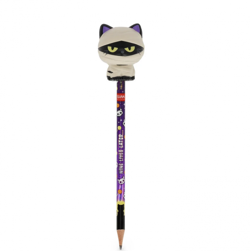 Lápis com Squishy - Gato Múmia