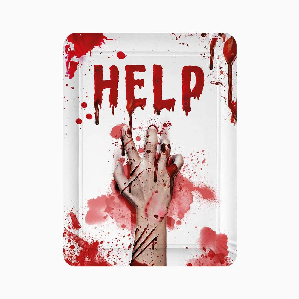 2 Bandejas Sangue Halloween