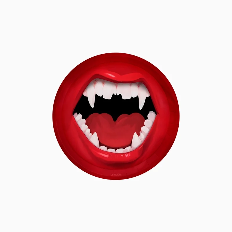 Pratos Dentes de Vampiro