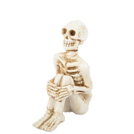 Figura Esqueleto com Joelhos Dobrados 