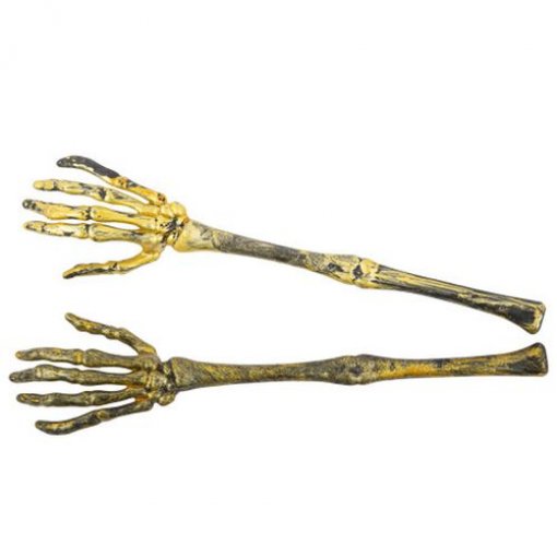 Par de Braços de Esqueleto Decorativos