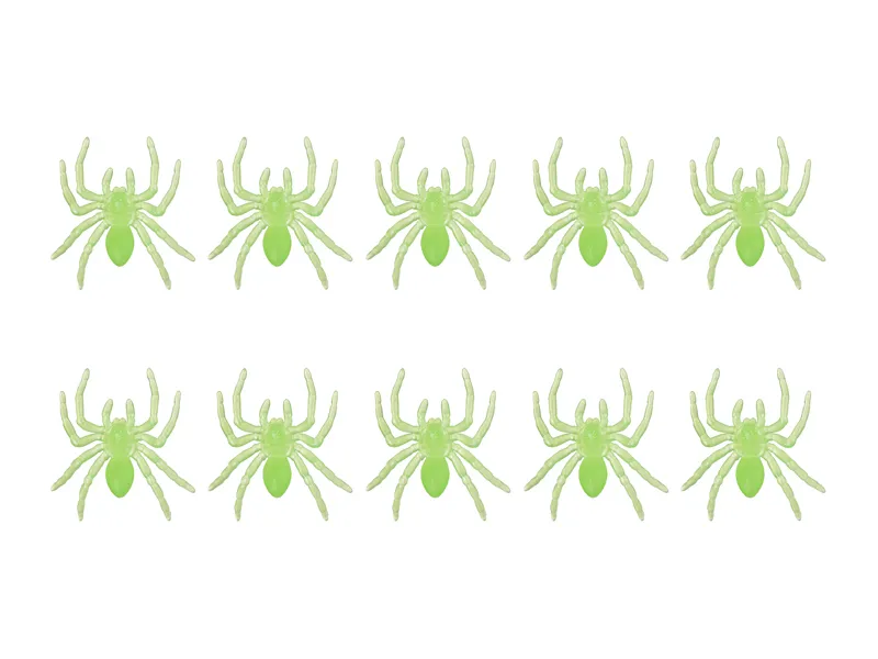 10 Mini Aranhas Brilha no Escuro