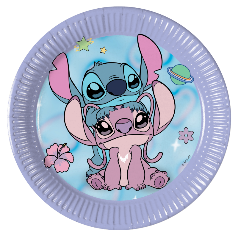 Pratos Pequenos Stitch e Angel