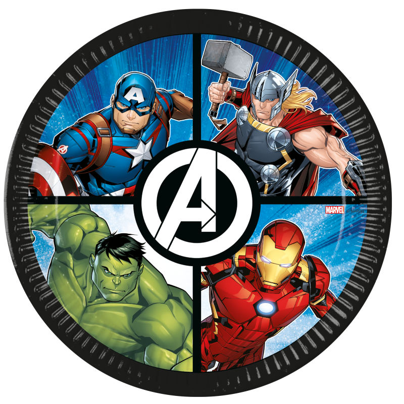 Pratos Avengers
