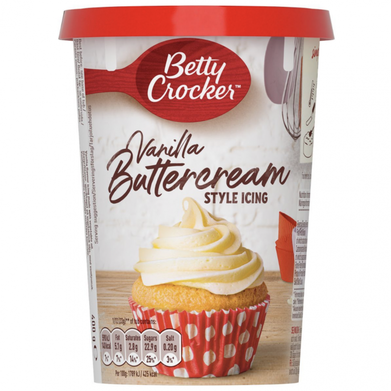 Betty Crocker Recheio Vanilla Buttercream Icing 