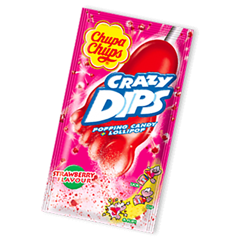 Chupa com Popping Candy Morango