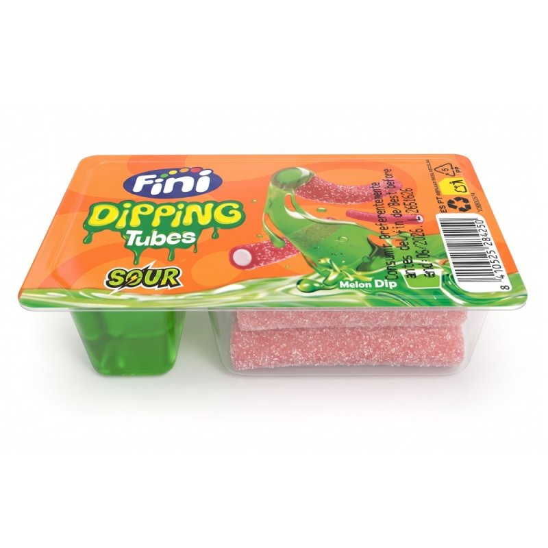 FINI 60g Gomas Ácidas com Dip Melancia