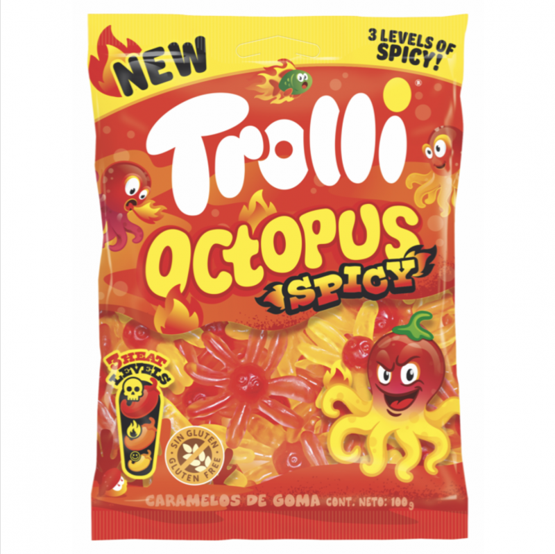 Trolli 100g Octopus Spicy 