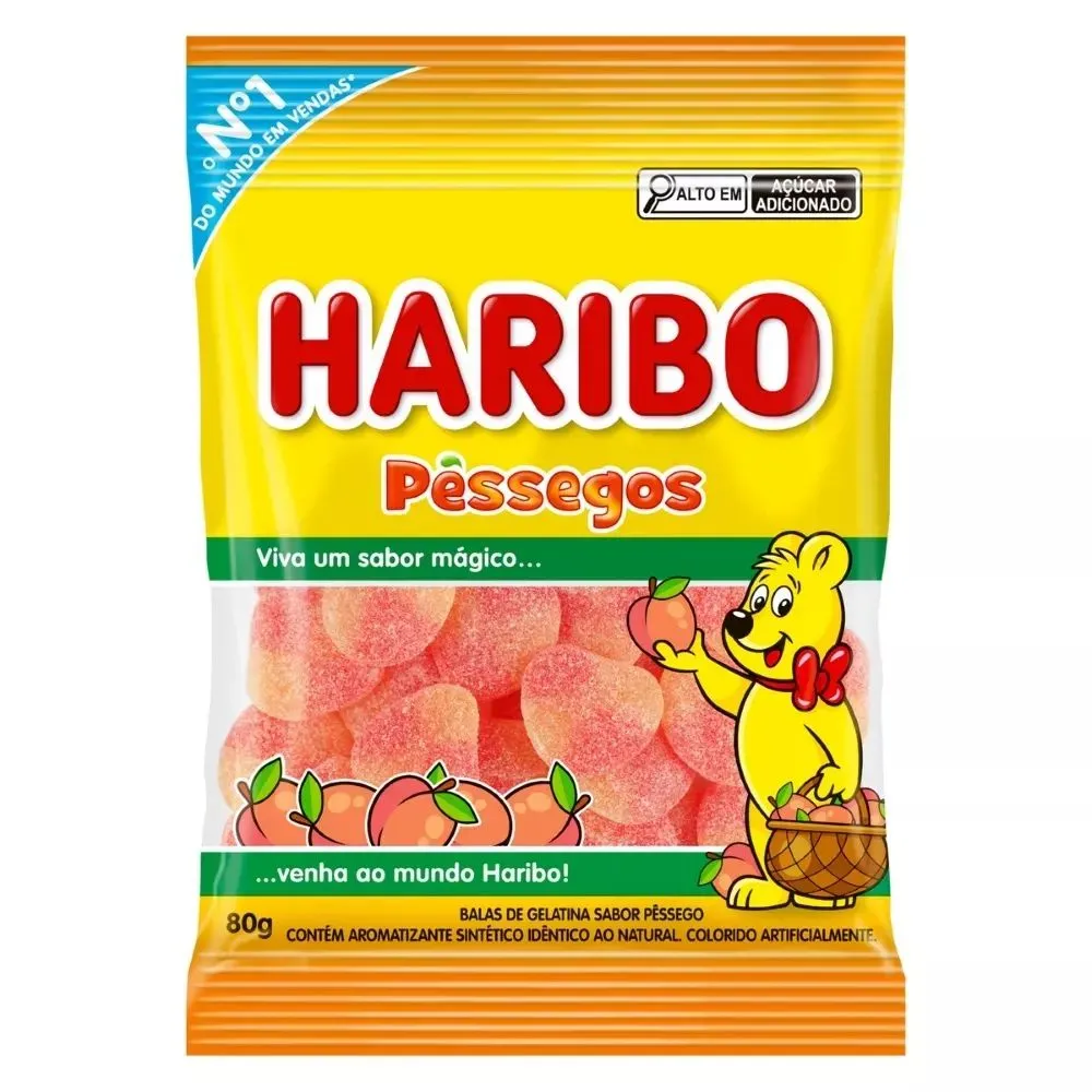 Haribo 100g Pêssegos