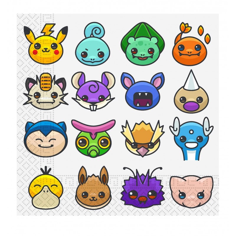 Guardanapos Pokémon 