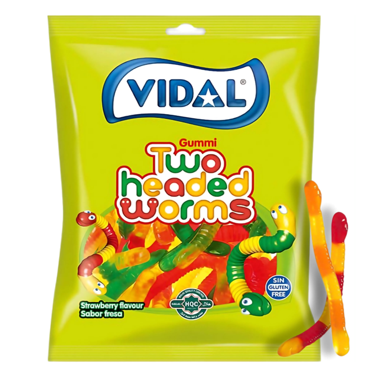 Vidal 90g Minhocas Brilho