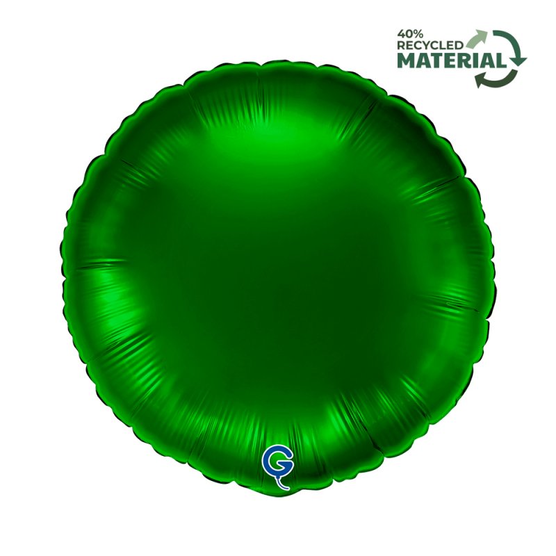 Balão Redondo Verde Escuro