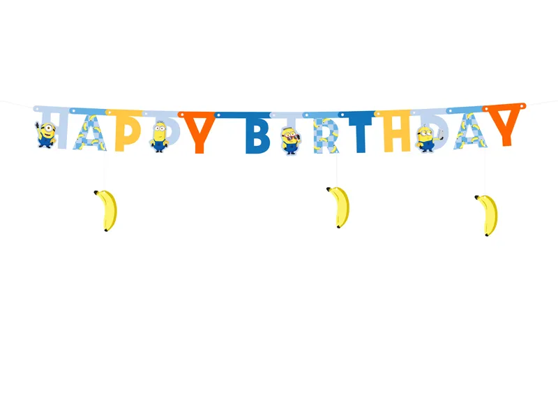 Faixa Happy Birthday Minions