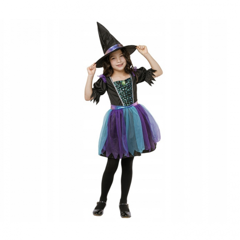 Fato Vestido Bruxa - 110/120cm
