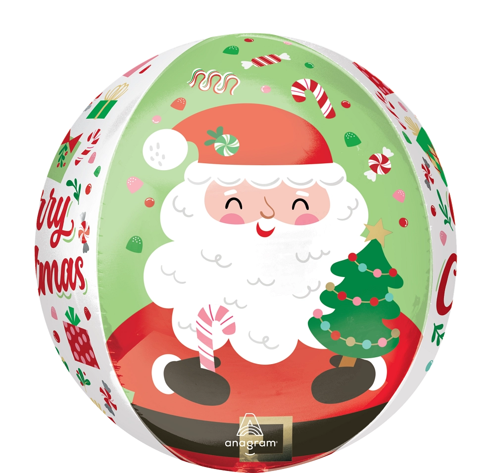 Balão Orbz Merry Christmas