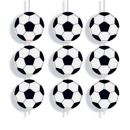 Cortina Decorativa Bolas de Futebol Cortina Decorativa Bolas de Futebol