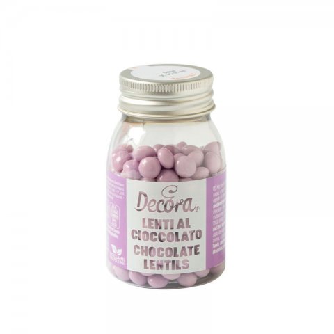 Mini Drageias de Chocolate Lilás