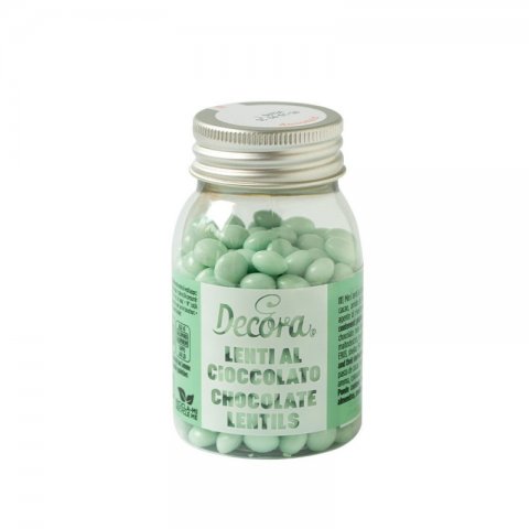 Mini Drageias de Chocolate Verde Aqua