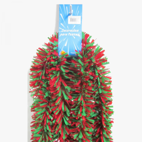 Festão 12m Duplo Verde e Vermelho