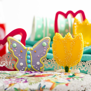 2 Cortadores Borboleta e Flores