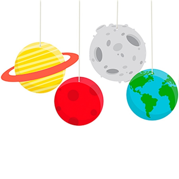 Decorações para Pendurar Espaço / Astronauta Decorações para Pendurar Espaço / Astronauta
