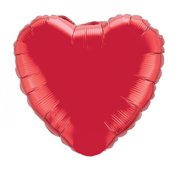 Balão Coração Vermelho Grande