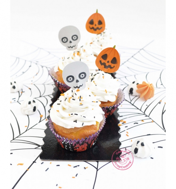 Kit 24 Forminhas e Picks Halloween Kit 24 Forminhas e Picks Halloween