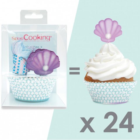 Kit para Cupcakes Sereias