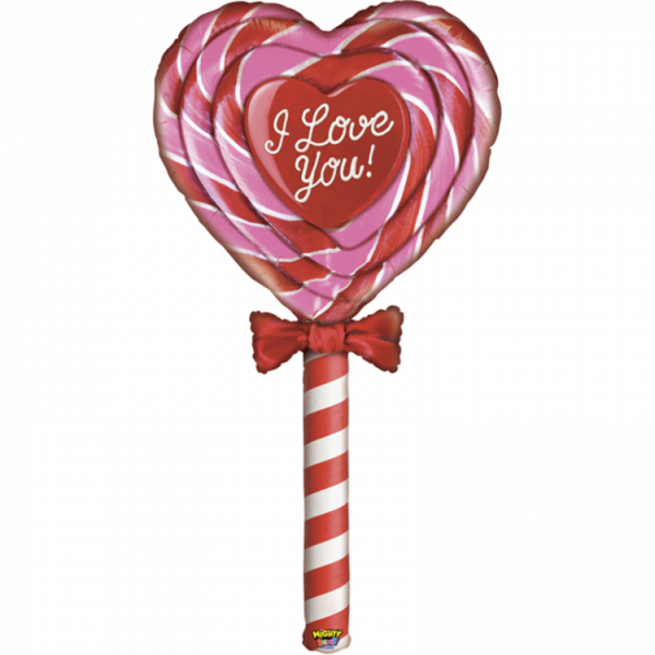 Balão I Love You Lollipop