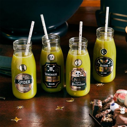Autocolantes para Garrafas Halloween
